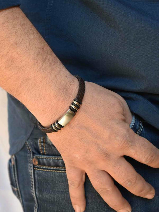 Oxzen Bracelet Handcuffs made of Leather