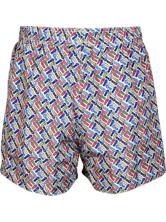 Herren Badebekleidung Shorts Mehrfarbig Blumen
