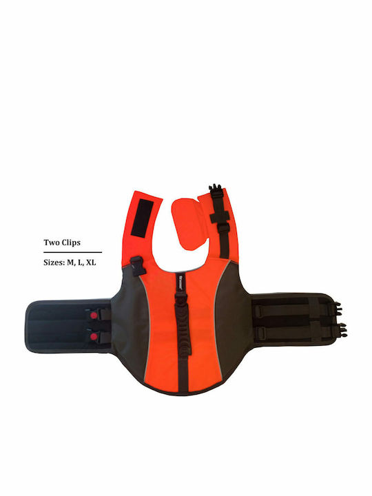 Pet Interest Life Jacket Dog Life Jacket Waterproof Small Red 40cm