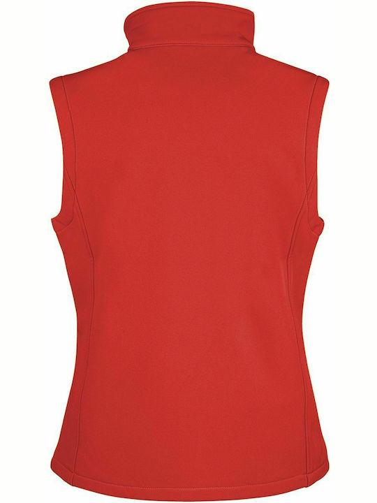 Softshell Γυναικείο Αμάνικο Μπουφάν Κόκκινο