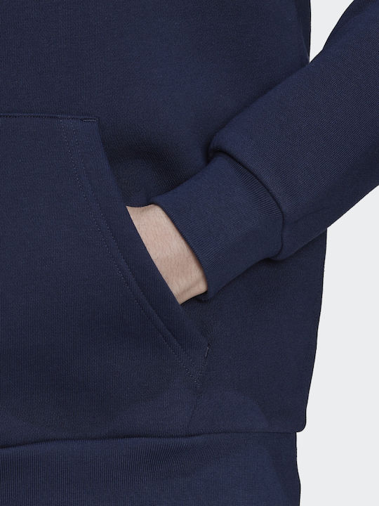 Adicolor Essentials Trefoil Sweatshirt With Hood Navy Blue