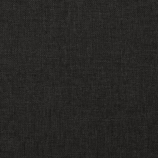 Табуретка за крака Облечена с Текстил Черна 55x54.5x42см