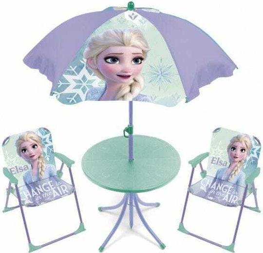 Frozen Комплект Детска Маса със Столове от Пластмаса Arditex