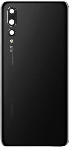 Replacement Back Cover with Camera Holder Black for Huawei P20 Pro