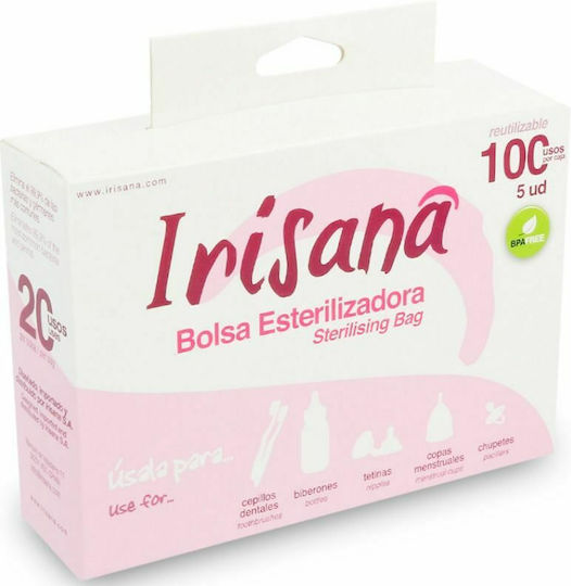 Irisana Microwave Sterilization Pouches for Baby Bottles