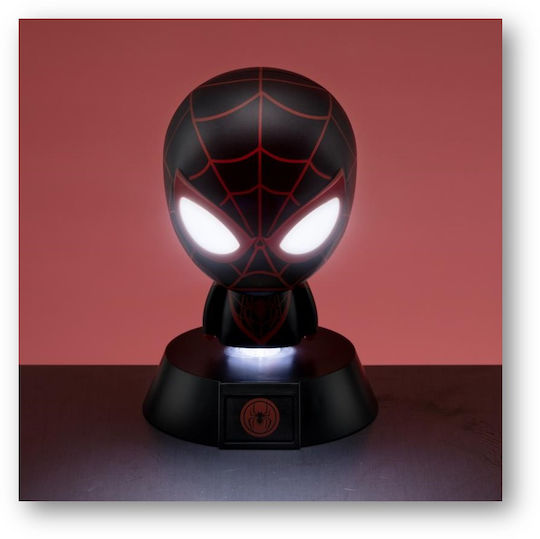 Paladone Kinder Dekorative Lampe Spider Man-Miles Morales Schwarz 11εκ.