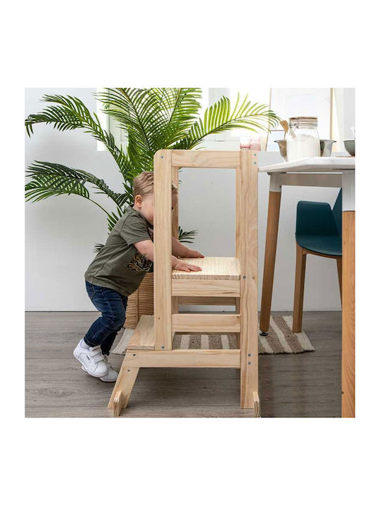 Lea Learning Tower Wooden Beige Atmosphera