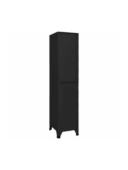 Шкаф Метал Черно 38x45x180бр