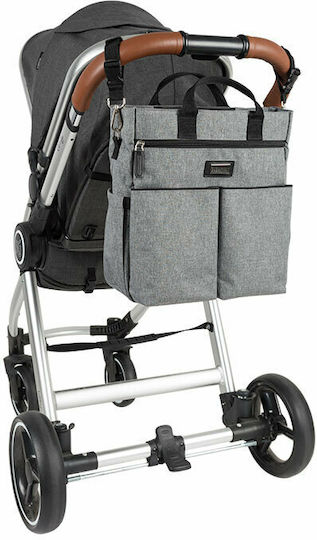 Baby Wise Shoulder/Hand Diaper Bag Grey 57x30cm.