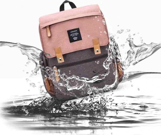 Lequeen Diaper Bag Grey 35x25x39cm.