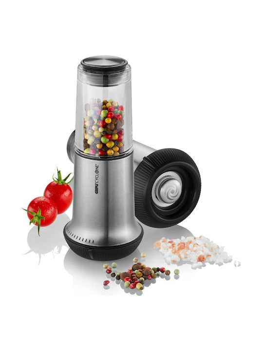 Gefu X-Plosion Electric Metallic Spice Mill 15cm Silver