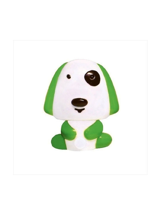 Aca Nursery Night Light LED Puppy Power Green Cold