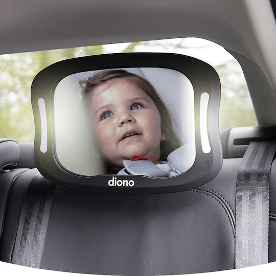 Diono Oglindă auto pentru copii Negruς Easy View XXL