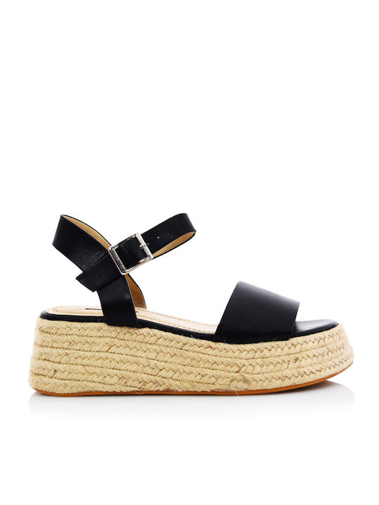 Corina Women's Platform Espadrilles Black