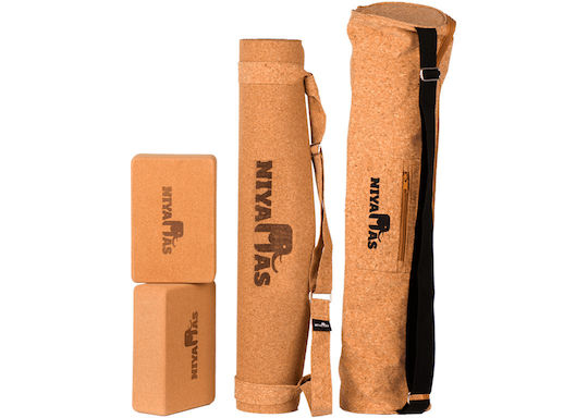 Niyamas Yoga & Pilates Mat Bag L73 x W26cm Brown