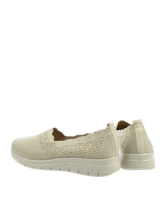 Анатомични Дамски Slip-On Бежови