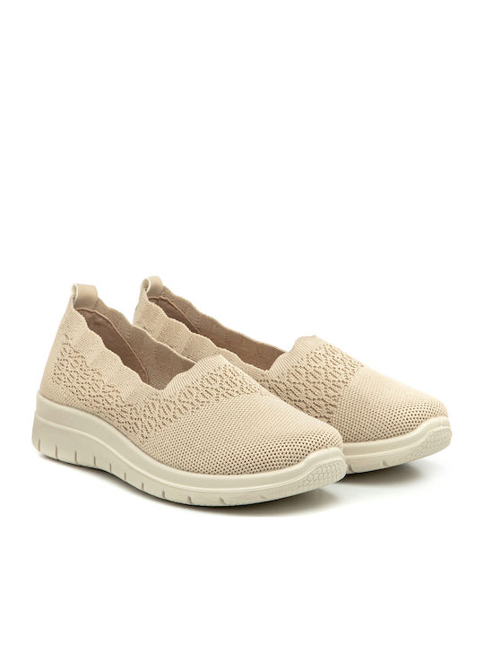 Анатомични Дамски Slip-On Бежови
