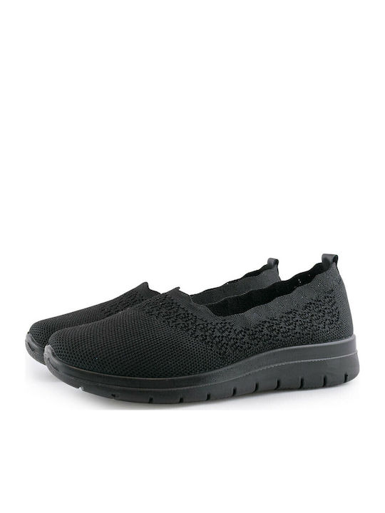 Ανατομικά Γυναικεία Slip-On Μαύρα