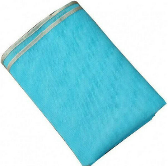 Campus Beach Mat Plastic Sand-Free Light Blue 200x200cm