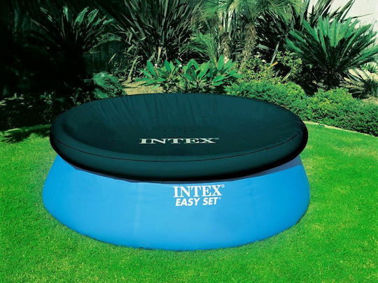Intex Слънцезащитен крем Кръгло покривало за басейн Easy Set Диаметър 366бр 1бр