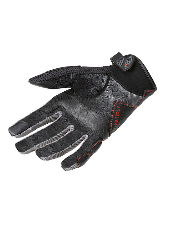 Garibaldi Ventour Sommerzeit Männer Motorradhandschuhe Grau/Schwarz