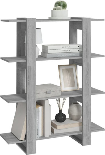 Bibliotecă Gri 100x30x123,5 cm