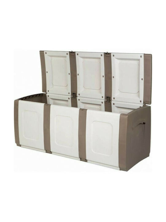 Klikareto Outdoor Storage Box Bold 300lt Beige L138xW54xH57cm