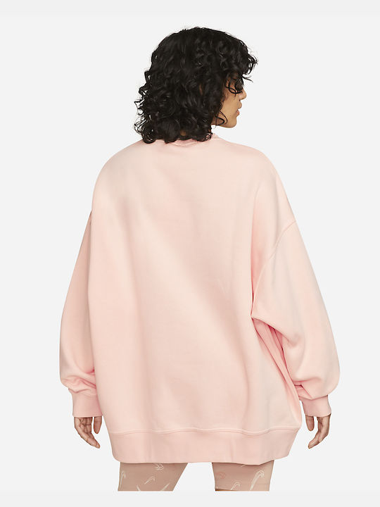 Nike Sportswear Collection Essentials Women's Long Sweatshirt Pink