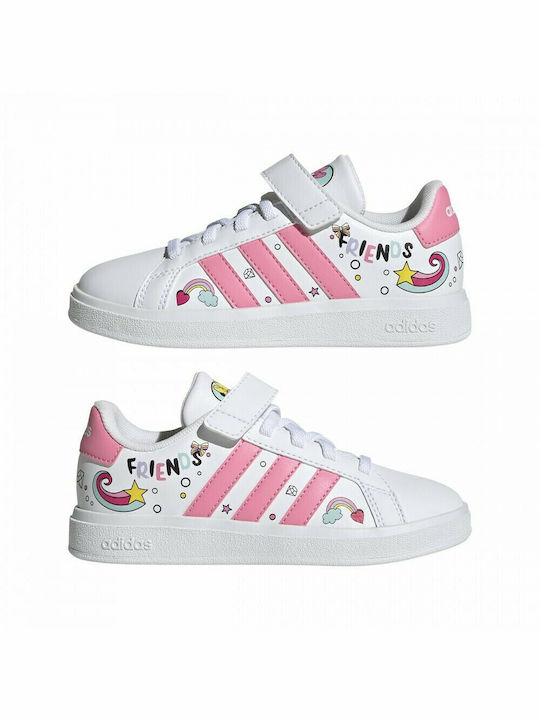 Adidas Παιδικά Sneakers x Disney Cloud White / Bliss Pink / Grey Two