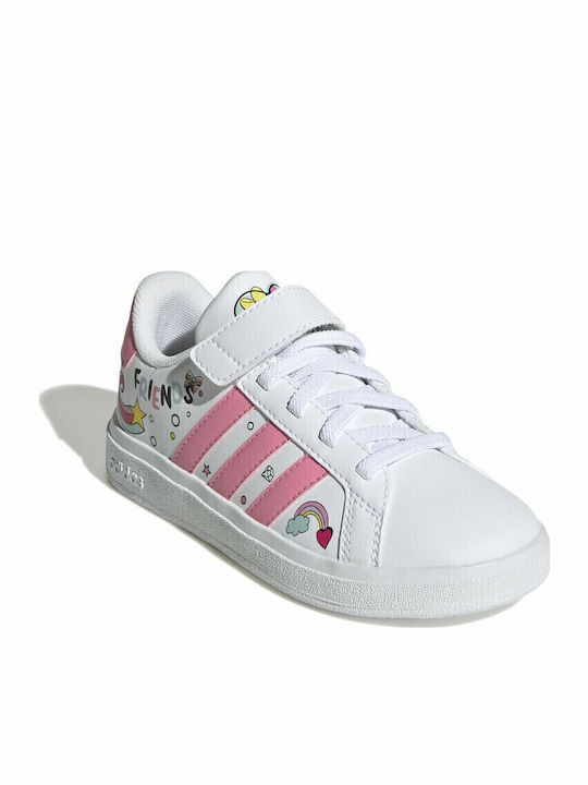 Grand Court Grand Court Детски маратонки Low Cloud White / Bliss Pink / Grey Two