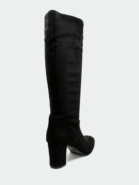 760 Suede Γυναικείες Μπότες Μαύρες