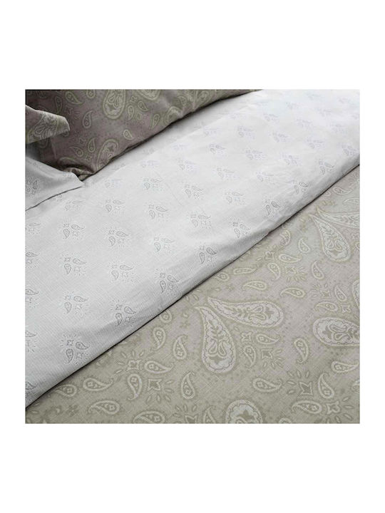 Vesta Home Duvet Cover Set Cotton Satin Queen with 2 Pillowcases 230x240 Firenze 02