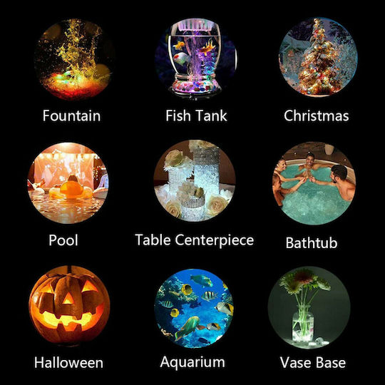 Ezra Submersible Pool LED Spotlight with Remote Control EZRA-DL12
