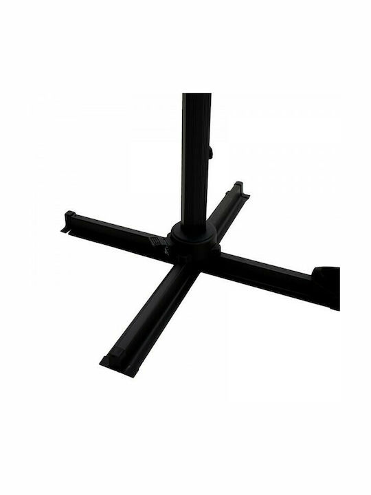 Hanging Circular Aluminum Raffaella Anthracite 3m