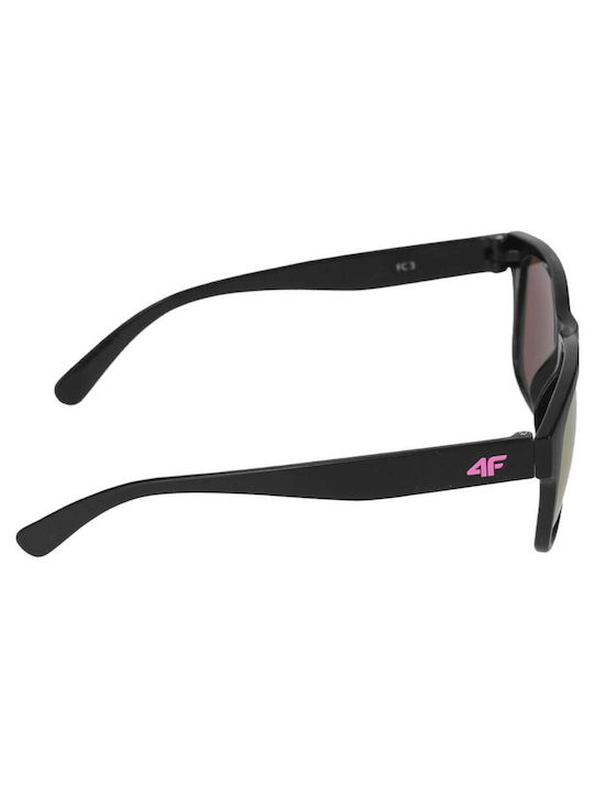 4F Square Kids Sunglasses Black