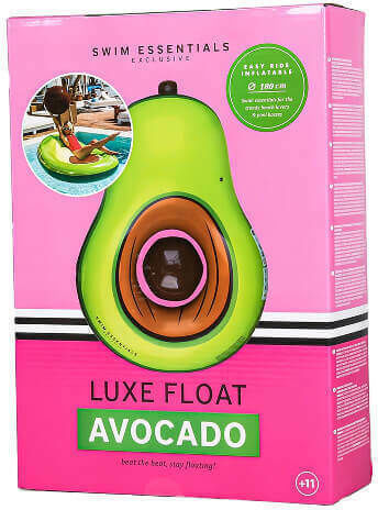 Swim Essentials Avocado Φουσκωτό Στρώμα Θαλάσσης 180x120cm