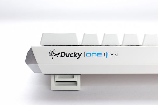 Ducky One 3 Mini Gaming Mechanical Keyboard 60% with Cherry MX Red switches and RGB lighting (English US) Pure White