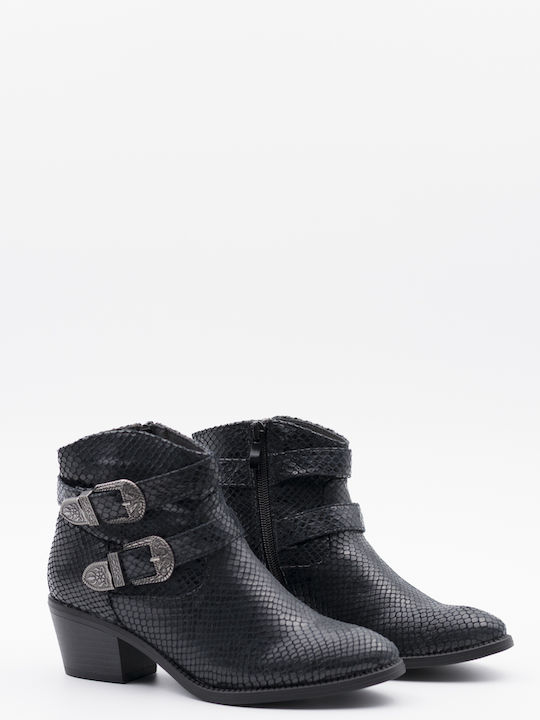 Stiefeletten Damen Schwarz