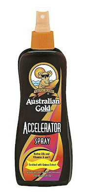 Australian Gold Dark Tanning Accelerator Spray Waterproof Oil Tanning for the Body in Spray 250ml