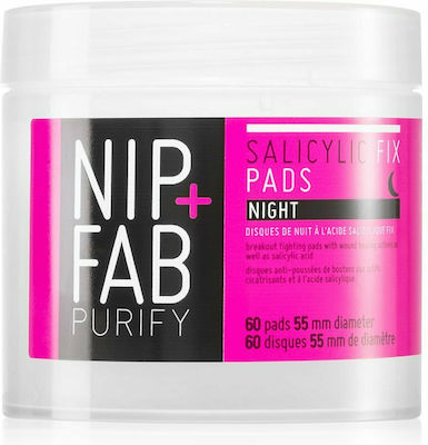 Nip+Fab Teen Skin Fix Salicylic Acid Night Pads 60τμχ