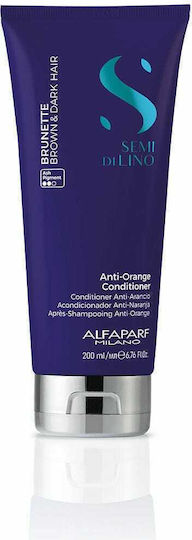 Alfaparf Milano Semi di Lino Anti - Orange Color Protection Conditioner for Coloured Hair 200ml