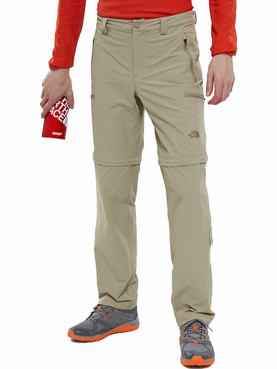 The North Face Exploration Ανδρικό Μακρύ Παντελόνι Πεζοπορίας Μπεζ