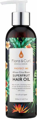 Flora & Curl African Citrus Superfruit Hair Oil 200ml