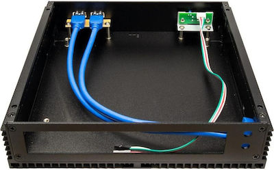 Inter-Tech IP-40 NUC Κουτί Υπολογιστή Μαύρο