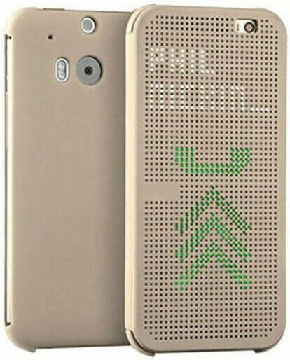 HTC Dot View Buchen Sie Kunststoff Beige (HTC One E9, E9 PLUS)