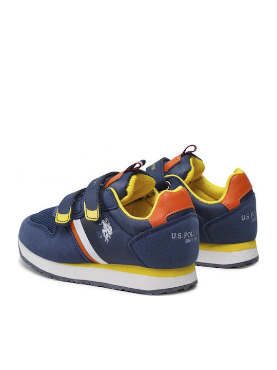 Παιδικά Sneakers με Σκρατς Μπλε
