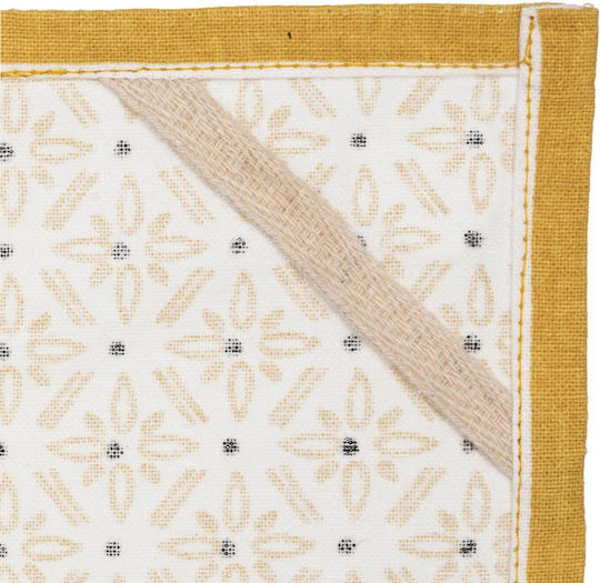 Atmosphera Tea Towel from 100% Cotton Ochra 45x70cm 3pcs