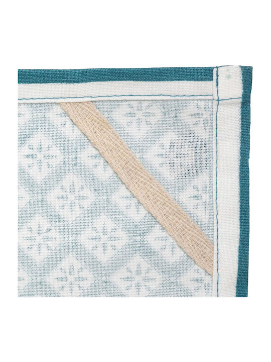 Atmosphera Tea Towel from 100% Cotton in Blue Color 45x70cm 3pcs