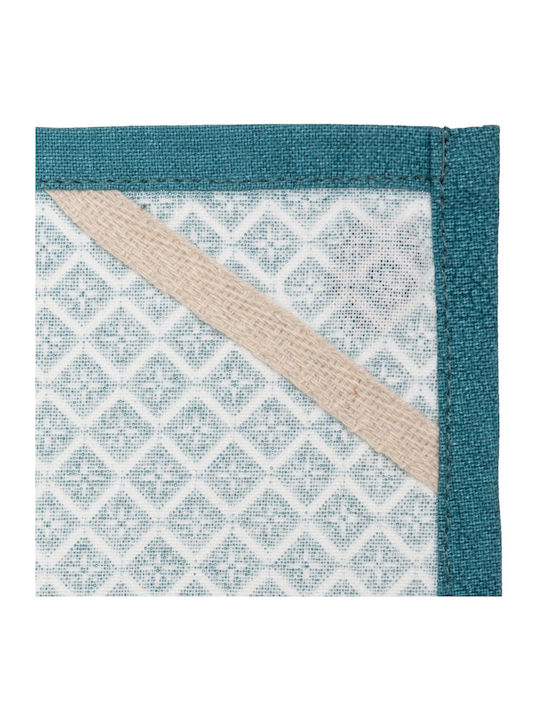 Atmosphera Tea Towel from 100% Cotton in Blue Color 45x70cm 3pcs