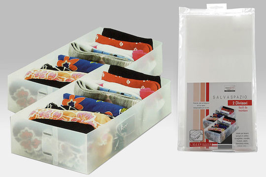 General Trade Πλαστικό Organizer Συρταριών για Κάλτσες 30.5x15.5x8cm